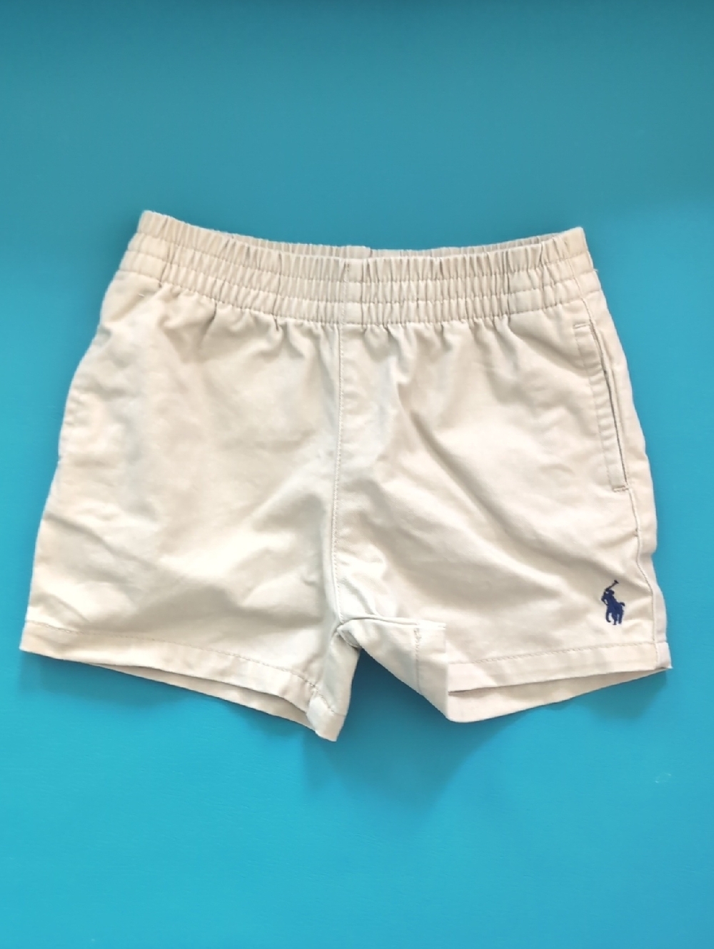 Ralph Lauren Cream Khaki Shorts (Elastic Waist) Baby Size 6M